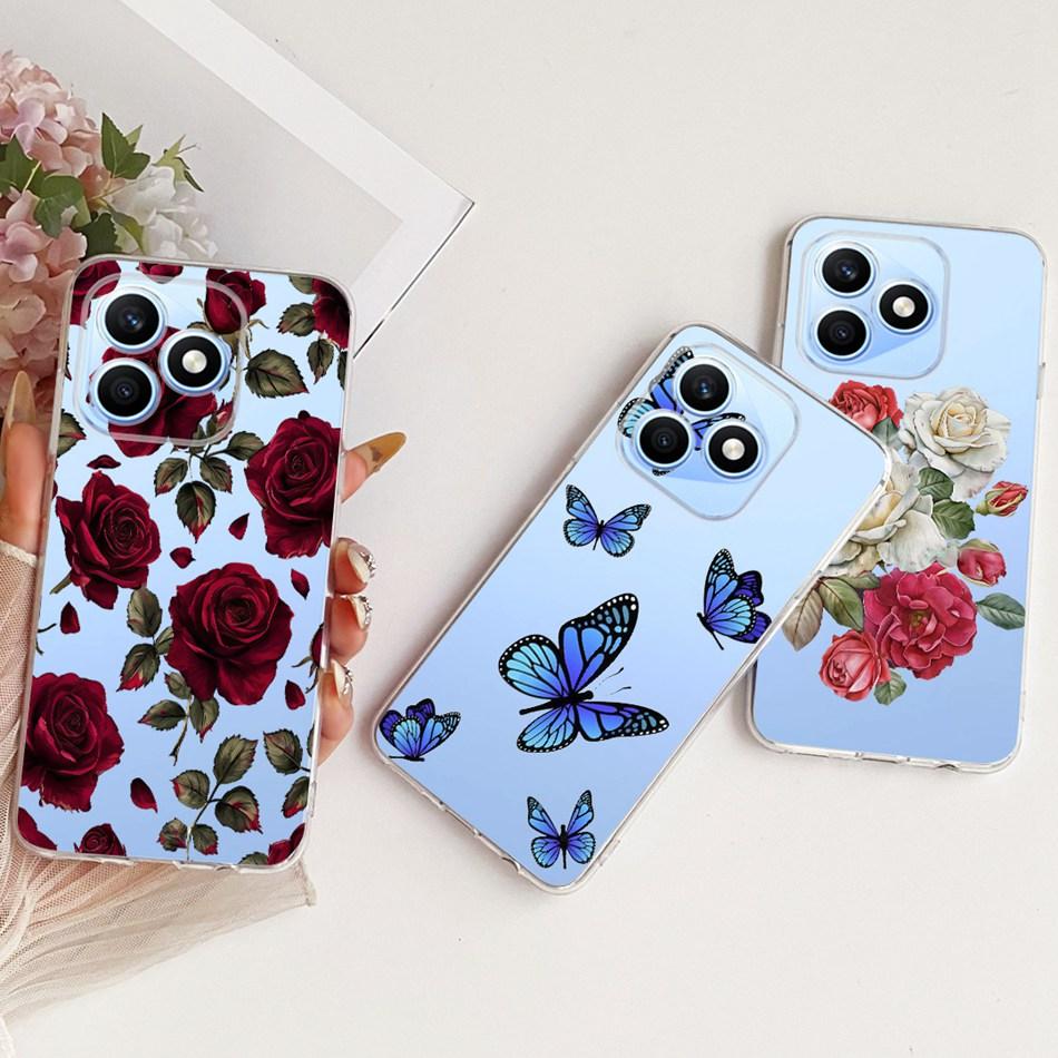 Чехол для телефона Honor X8d 2026, новый, простой стиль, для Honor X8D 4G, прозрачный ТПУ, мягкий силиконовый чехол