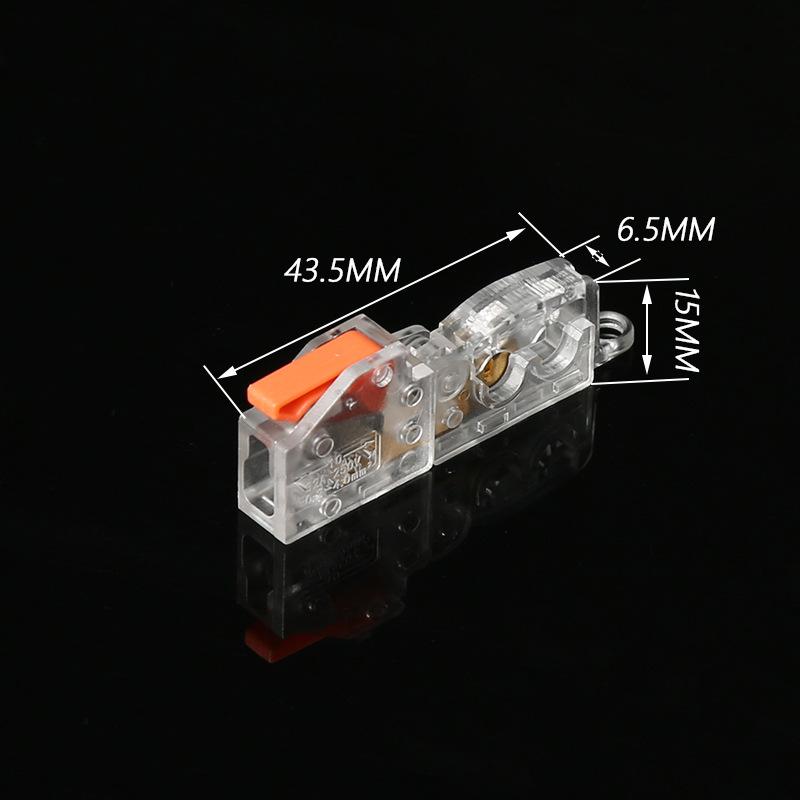 10 ШТ. бесплатный быстрозажимной клеммник для разветвления проводов специальный зажим для световой проводки без зачистки проводов