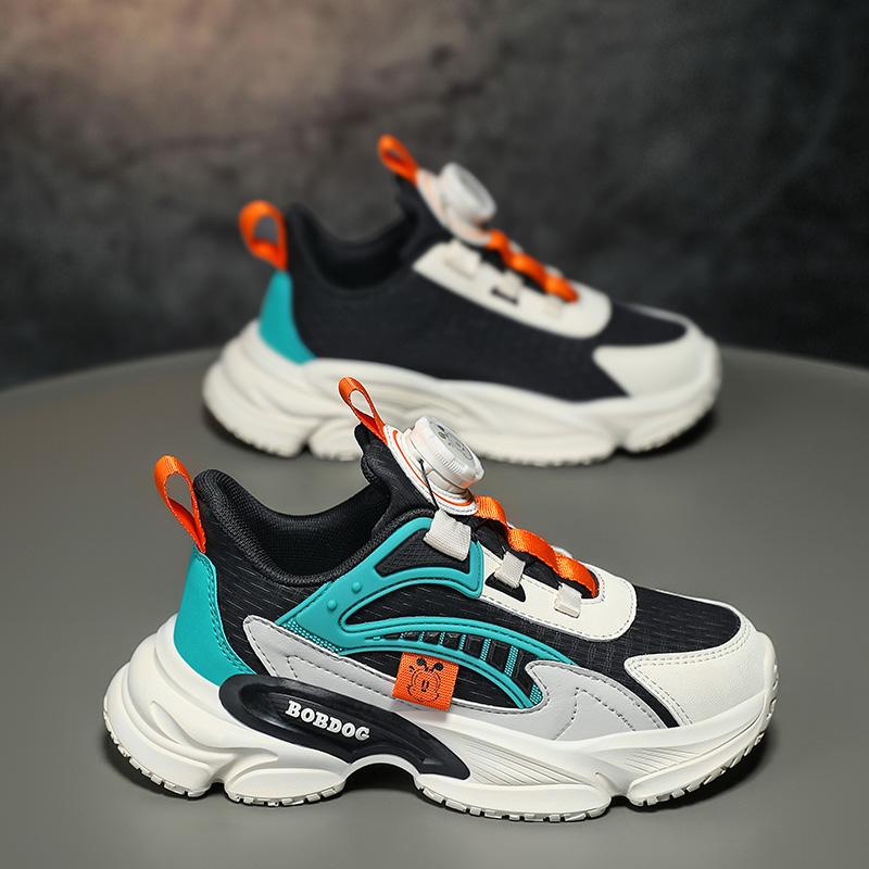 Детская мода Four Seasons Дышащая повседневная обувь для детей Бег Спорт Студенты Девочки Трендовые удобные кроссовки для спортзала