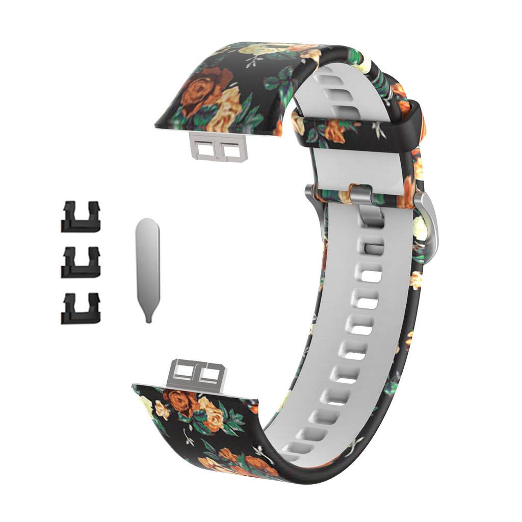 Band For Huawei Watch Fit Strap Smart Silicone Watchband Wristband Watch Fit Special Edition Bracelet Printing Accessories Sport