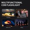 Мини брелок-фонарик COB, портативный рабочий свет с USB-зарядкой, карманные лампы для кемпинга, рыбалки, на открытом воздухе
