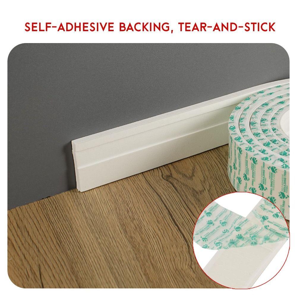 Thickened Wall Baseboard Anti-collision Wall Sticker High Quality Molding Trim Living Room