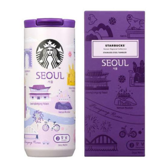 Starbucks Корейский термокружка 355 мл - Hello Seoul/ Jeju/ Gyeonggi (3 варианта)