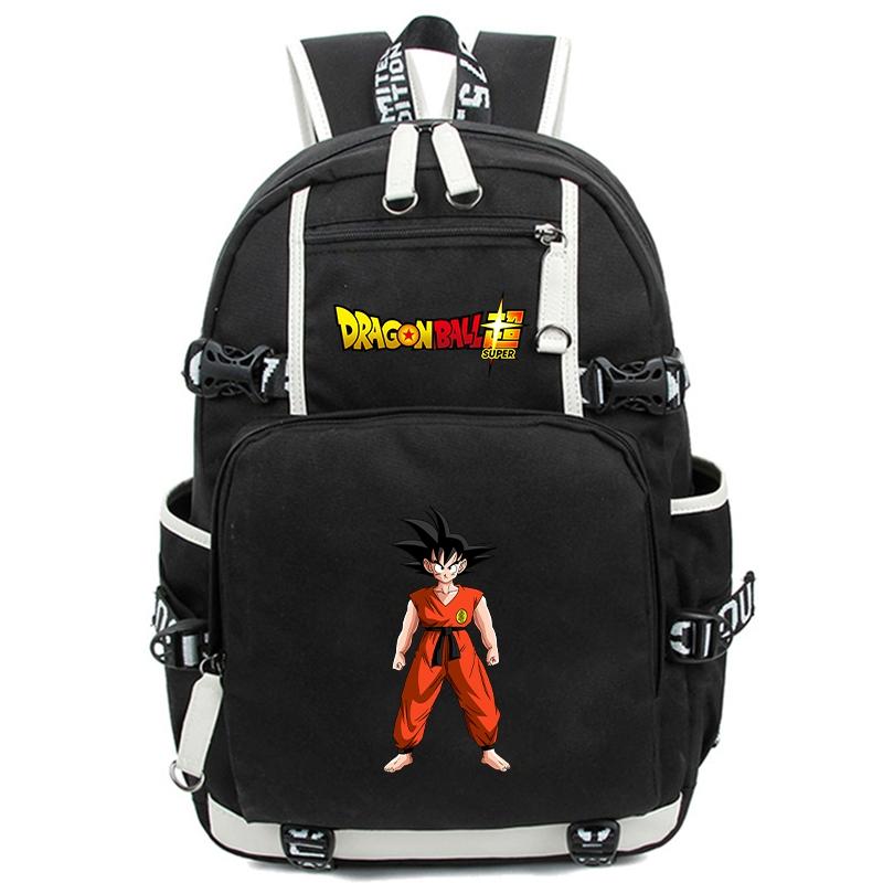 Рюкзак-сумка унисекс в стиле аниме «Dragon Ball» для девочек, мальчиков, студентов, подростков, детей, женщин, большая вместительная сумка для ноутбука, милая повседневная школьная сумка, подарок на день рождения для детей