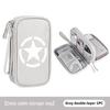 Car Logo Data Cable Storage Bag Waterproof Travel Organizer Bag For Jeep JK JL JKU TJ YJ CJ Wrangler Rubicon Grand Cherokee tr1