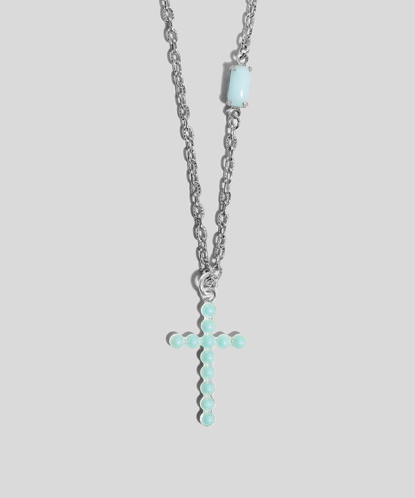 Колье Armo Ball Cross (бирюзовый)