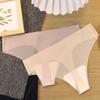 Traceless One-piece Sexy Mask Thong Female Summer Thin Section Without Traces of Ice Silk Ladies Panties