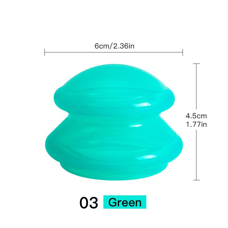 Силиконовые массажные банки Массаж глубоких тканей Массажер для тела Вакуумная банка Антицеллюлитная присоска Инструмент для здоровья Скребок