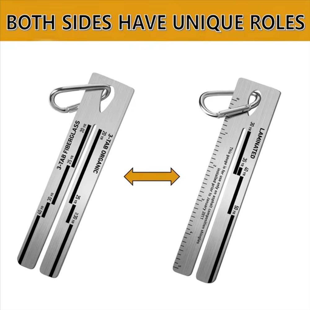 High Hardness Shingle Gauge Stainless Steel Pitch Gauge Tool Roof Measuring Tool  Roofing