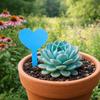 100PCS Heart Shaped Plant Labels Tags Reusable Succulent Signage  Garden Flower Pots