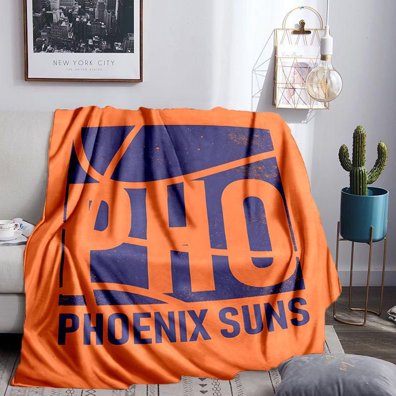 Phoenix Basketball Team Blanket Lightweight Flannel Bedding Blanket Perfect for Travel, Camping, Living Rooms, Offices, Sofas, Fan Christmas gift