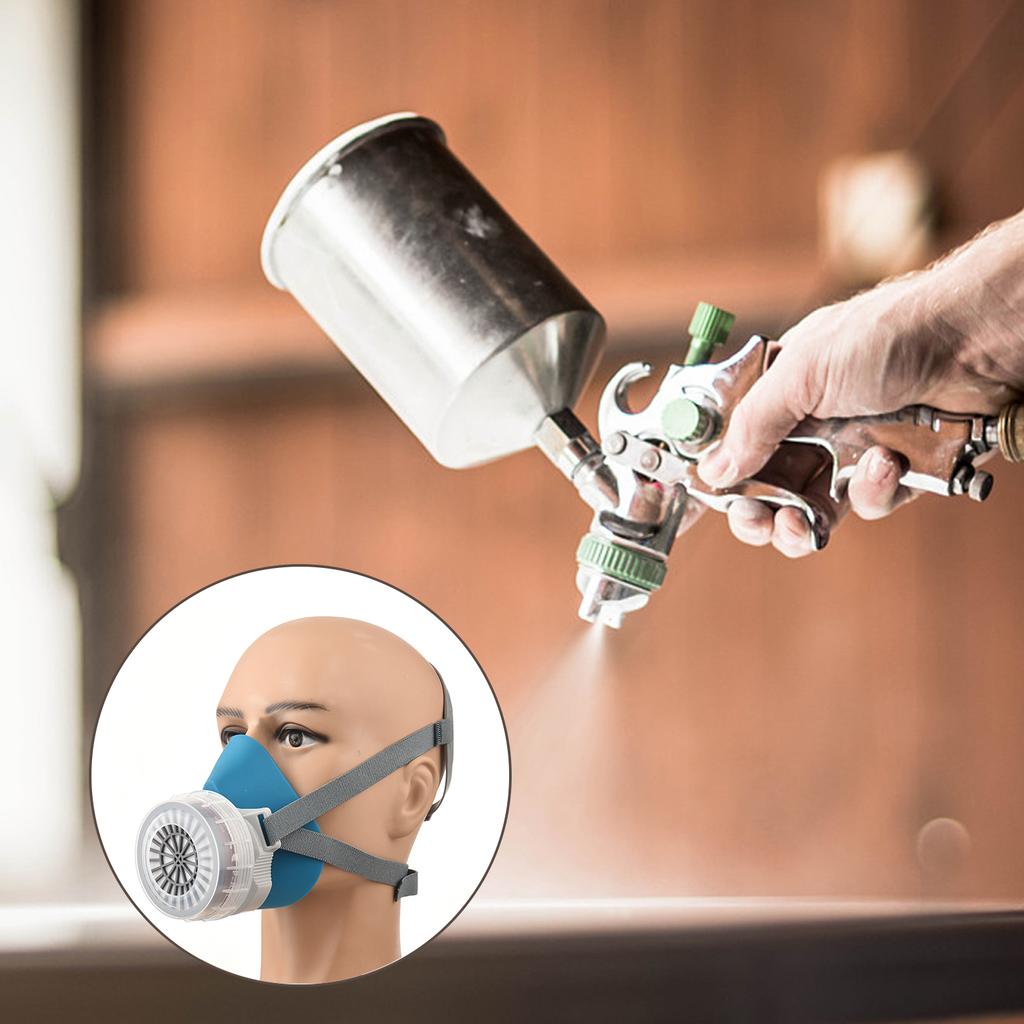 Многоразовый респиратор, половина лицевой маски, противогаз, респираторы для защиты дыхания для покраски, сварки
