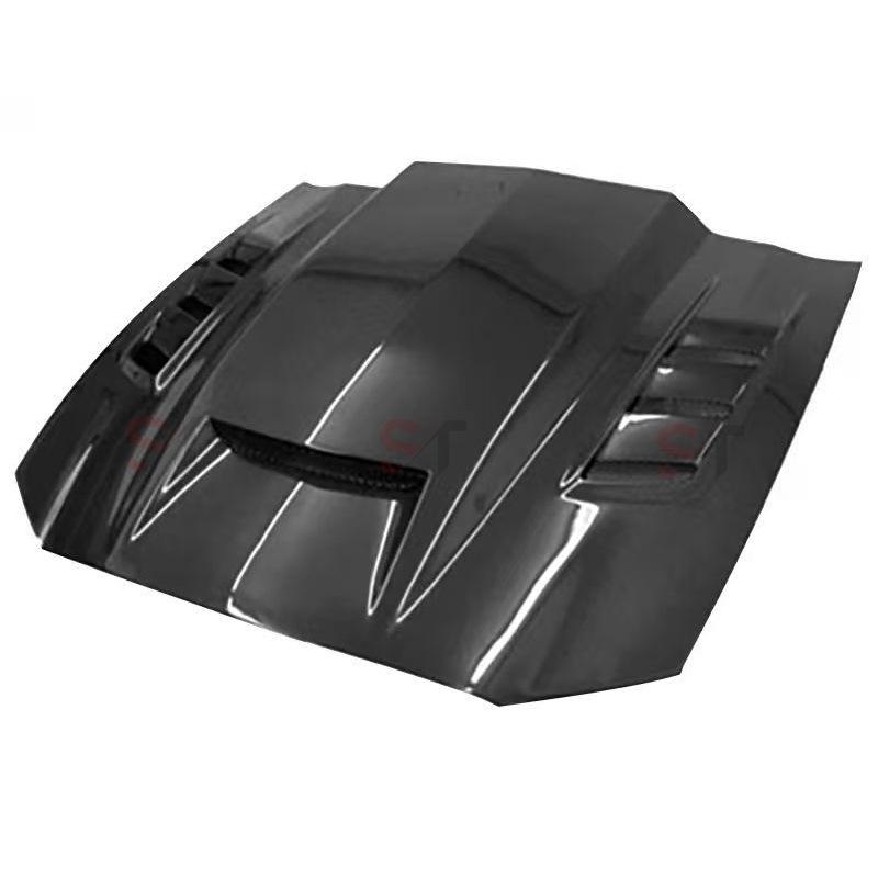 11-14 Ford Mustang Modified TF Carbon Fiber Hood & Front Bumper Cover