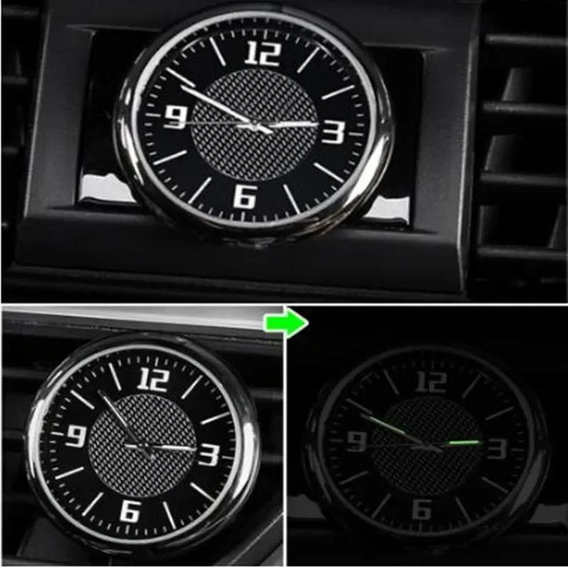Светящиеся часы с логотипом автомобиля для Ford Mustang Ecosport Explorer Fusion Mondeo Focus Ranger 1 2 3 Kuga Shelby Наклейка Цифровые часы ARS1