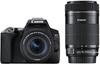 Canon Цифровая зеркальная камера EOS Kiss X10 с двойным зумом, черный EOSKISSX10BK-WKIT