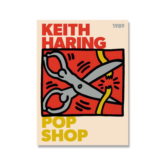 Выставочные плакаты и принты Баухауза, абстрактная геометрия Кита, настенная живопись на холсте, картина для гостиной, украшение дома, без рамки