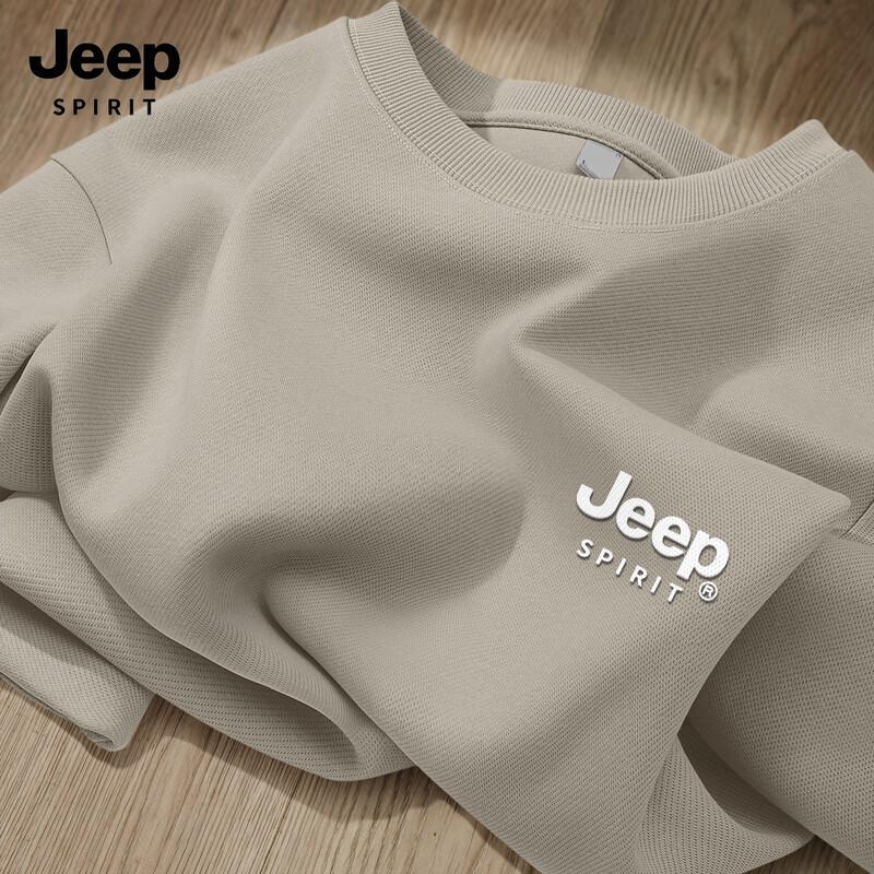 JEEP SPIRIT Men's 2025 Casual Crew Neck Sweatshirt