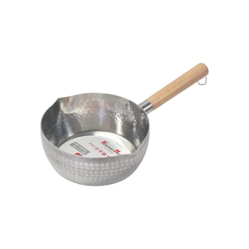 PEARL METAL Кастрюля Yukihira, 18 см, Алюминий, Только для газовой плиты, Ручка из натурального дерева, Kitchen Mate HC-23