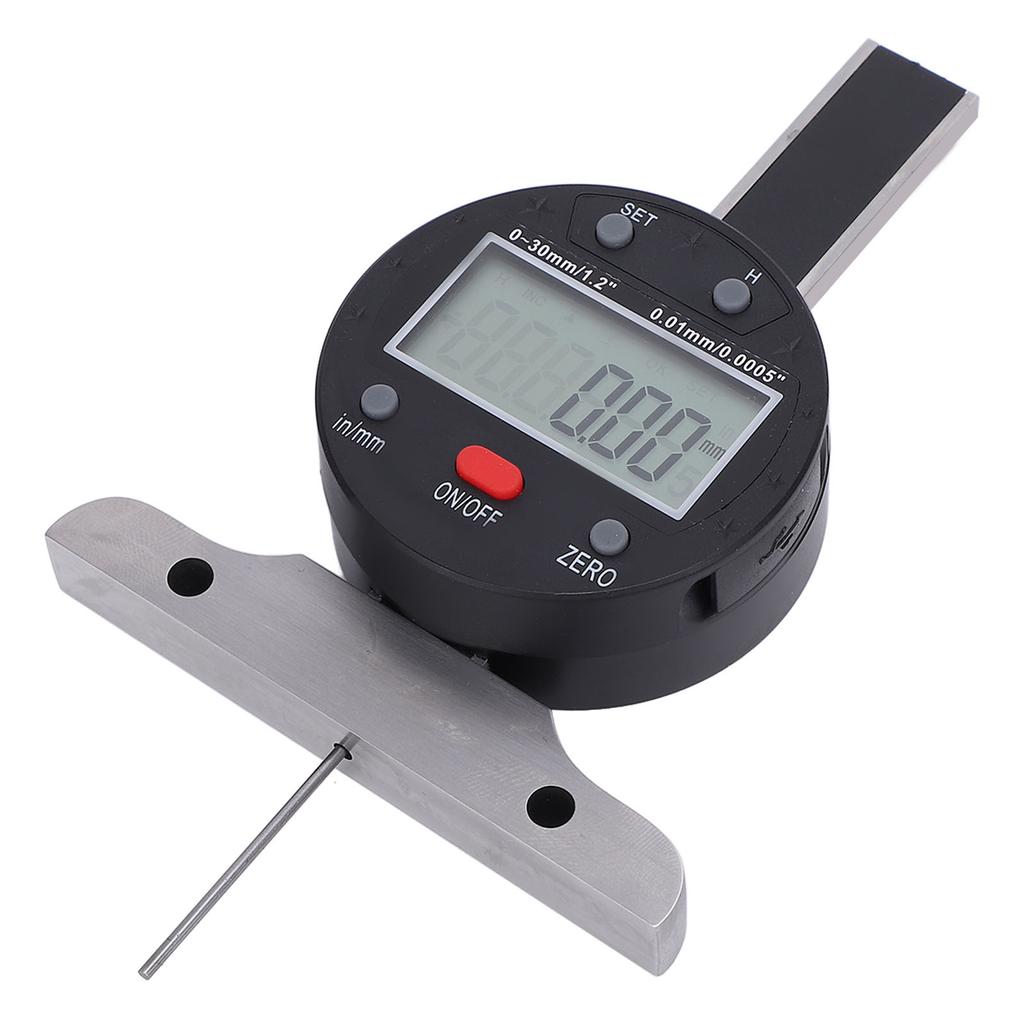 Глубиномер с высокой точностью, ЖК-экраном, электронным цифровым глубиномером с портами USB, диапазон 030 мм