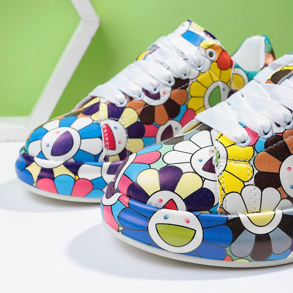 Весенняя обувь Белые туфли Туфли для доски Женская модная повседневная женская обувь Женские туфли на плоской подошве с леопардовым принтом