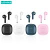 USAMS NEW Original TWS Wireless Earphone Bluetooth 5.0 Dual Stereo Noise Reduction Headphones Waterproof Sport Headsets With Microphone