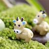 Random Style 1Pcs New Cow Animal Garden Miniature Mini Dwarf Moss Resin Craft Statue for Garden Home Decoration Accessories