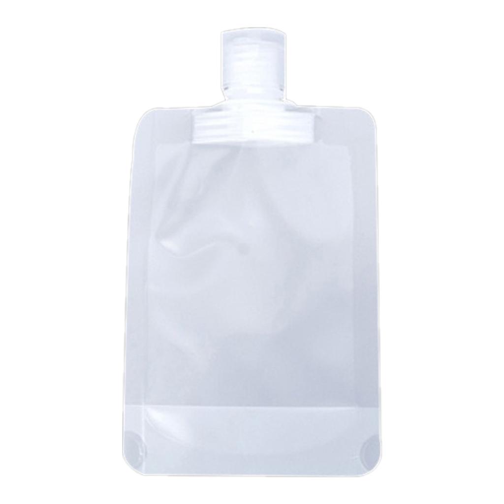 Многоразовый пакет с откидной крышкой для жидкой косметики 30 мл, 50 мл и 100 мл, пакеты для дозатора лосьона