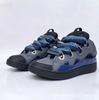 Men'S And Women'S Bread Shoes Leather Splicing LaceUp Curb Sports Break Shoes Dad Shoes