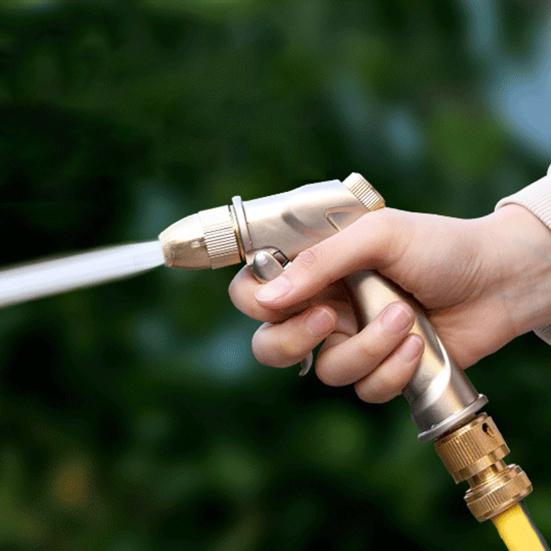 Мойка высокого давления Садовый распылитель воды с насадкой Регулируемый поток воды Коррозионностойкая Автомойка для мытья транспортных средств Полив растений
