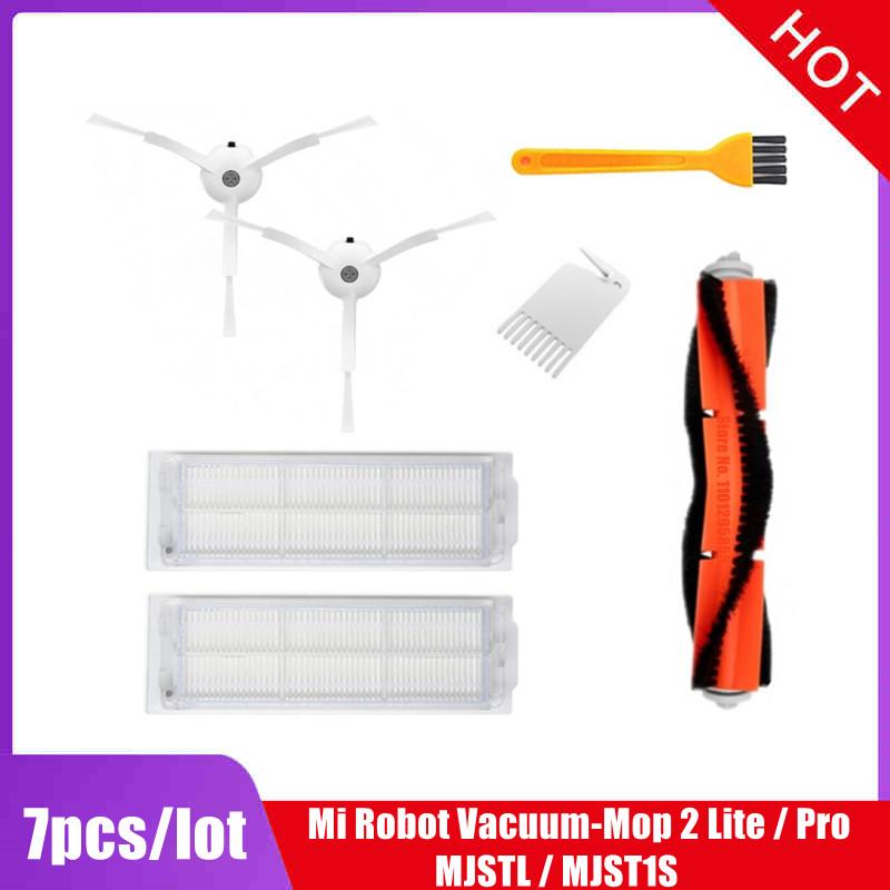 Для Xiaomi Mi Robot Vacuum-Mop 2 Lite / Pro / MJSTL / MJST1S Робот-пылесос Запасные части Основная Боковая щетка Hepa-фильтр Ткани для швабры