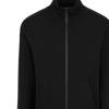 Emporio Armani Однотонная двусторонняя гладкая вязаная куртка на молнии с длинным рукавом и логотипом Мужские куртки Черный 3R1MBA1-JHSZ1-0999