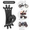 360° Rotatable Bicycle Phone Holder | Silicone Motorcycle Stand Bracket for iPhone 11, Xiaomi 10, Huawei P40