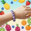 Resin Summer Dopamine Wrist Jewelry Cartoon Y2K Beaded Bracelet  Theme Park Travel Outfits