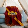 Rome logo printed blanket—lightweight,soft,warm;versatile blanket all seasons—perfect as &air-conditioning throw,nap blanket