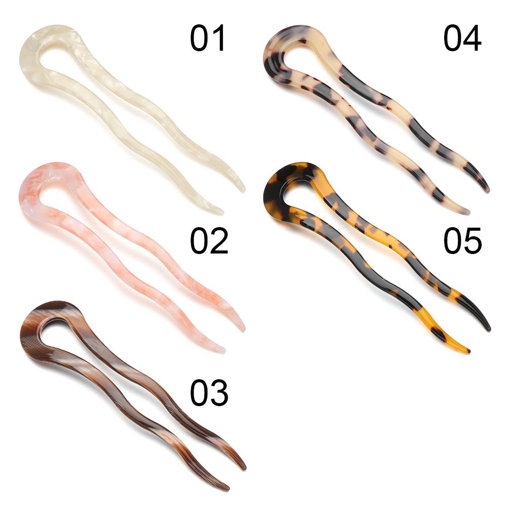 Fashion Leopard Acetate Hair Accessories Hair Clip Hair Sticks Hair Pin