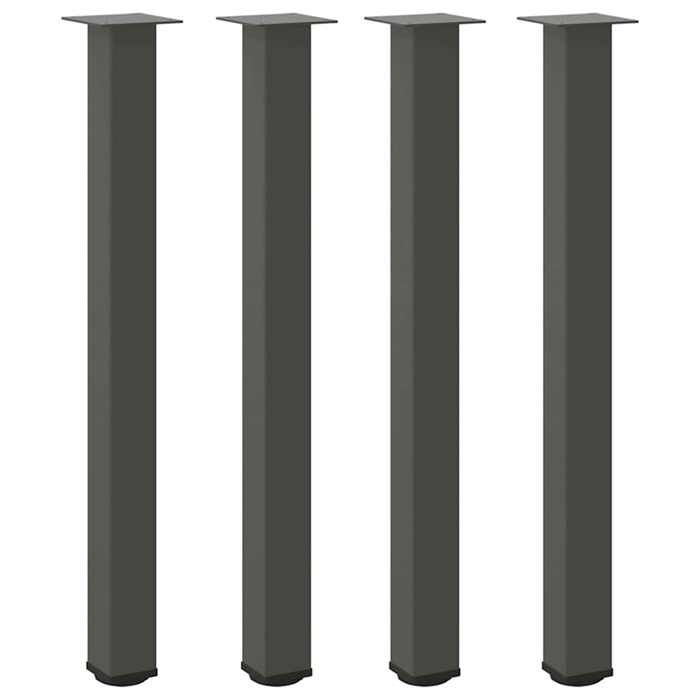 VidaXL Coffee Table Legs Anthracite 4 Pcs 100-102 Cm Steel 4012478