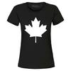 Canada White Maple Leaf Women's T-Shirt Canadian Shirt