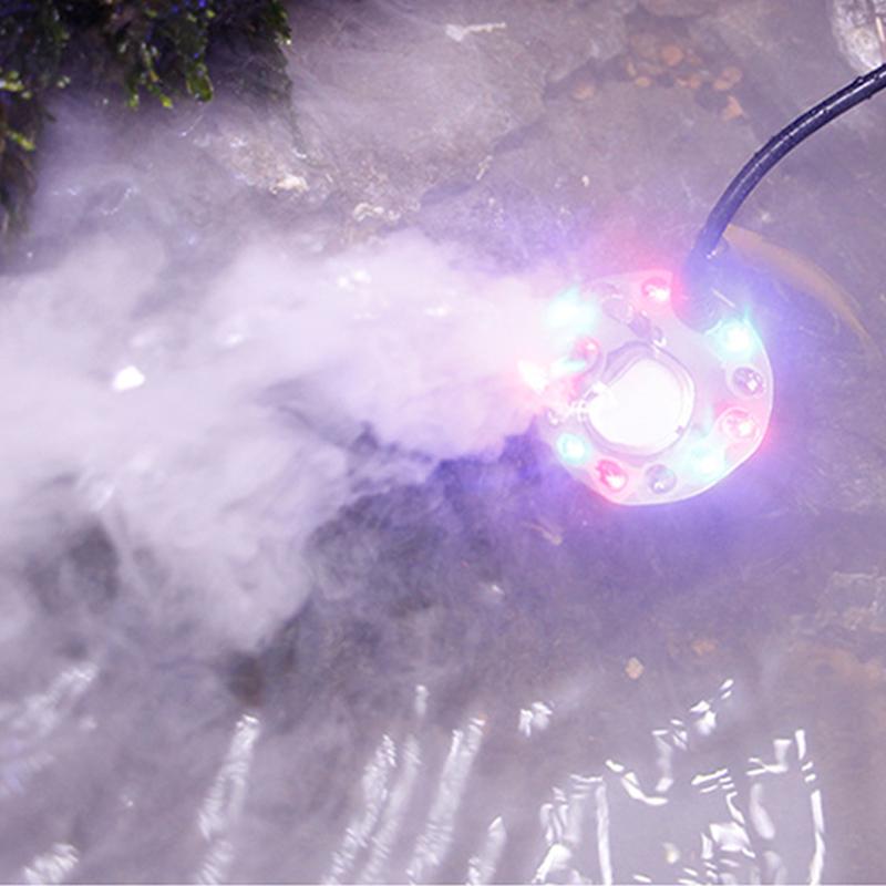 Мини Ультразвуковой Генератор Тумана LED Тыква Свет Туманообразователь Водный Фонтан Пруд Машина Тумана Распылитель для Хэллоуина Рождества Декор для Вечеринки