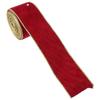10 Yards Velvet Velvet Ribbon Golden Edge Christmas Ribbon Gift Wrapping Ribbon  for DIY Art Crafts