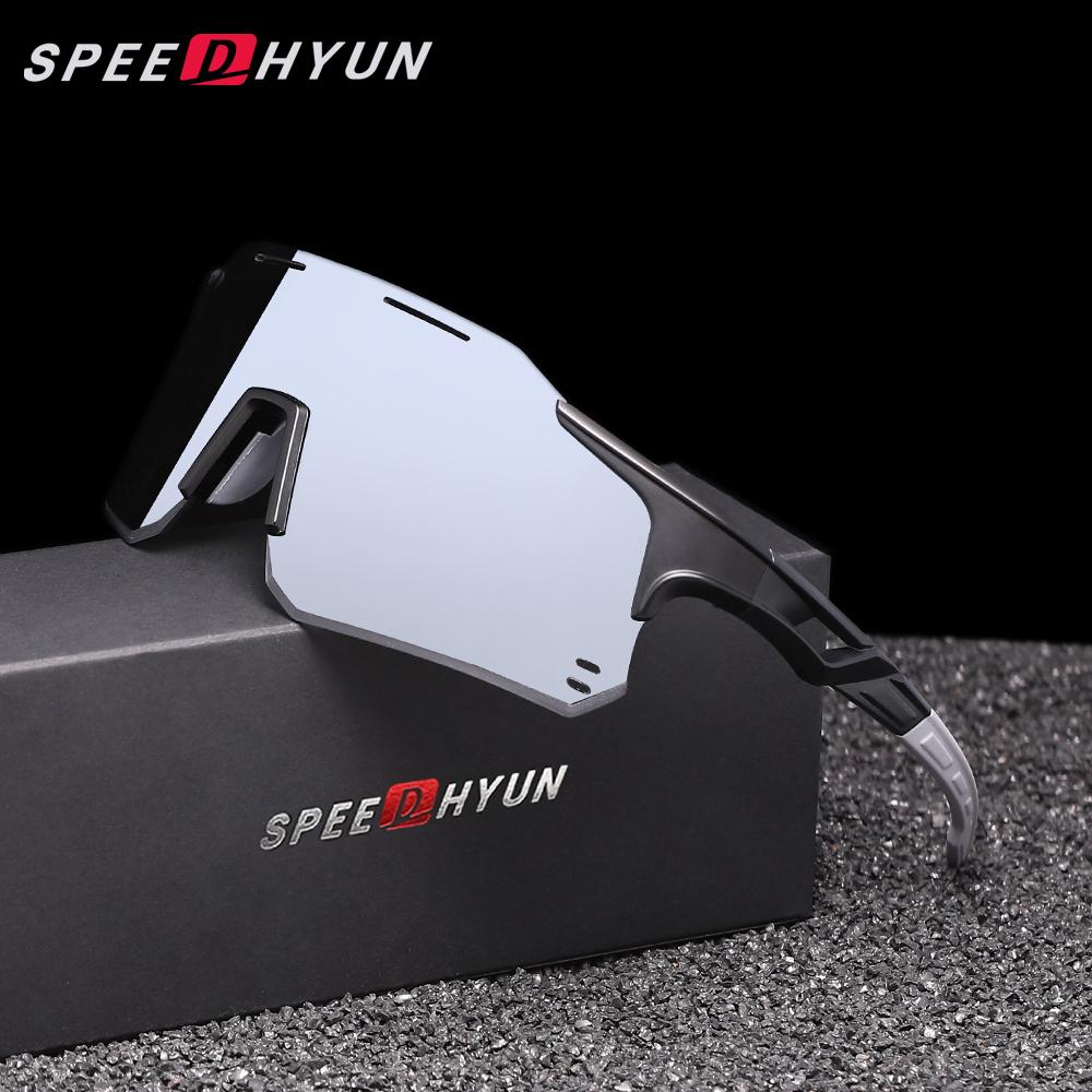 SPEEDHYUN Поляризованные солнцезащитные очки UV400 Защита Ретро Дизайн