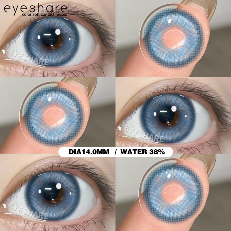 Eyeshare 1 пара красных контактных линз для косплея, розовые линзы для макияжа, модные линзы для косплея для женщин Colorcon