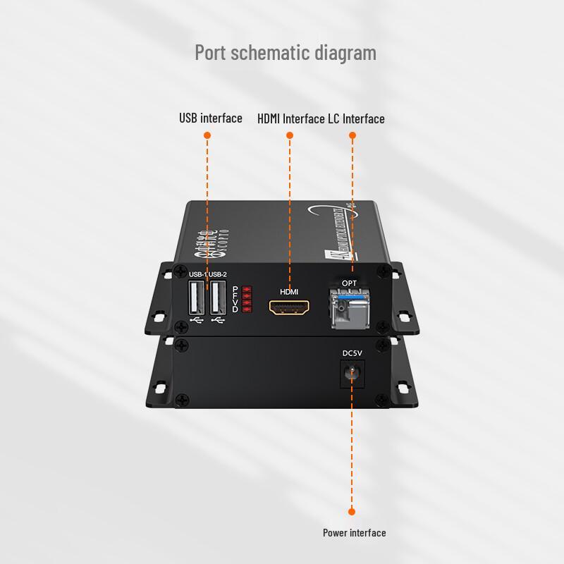 Zhongke Optoelectronics 4K HDMI Оптический удлинитель и конвертер