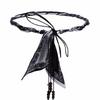Wood Bead Tassel Flower Waist Chain Vintage Design Decorative Waist Rope  With Skirt