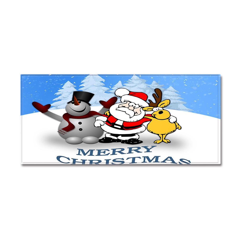 Рождественский кухонный песочный ковер придверный коврик длинный напольный коврик