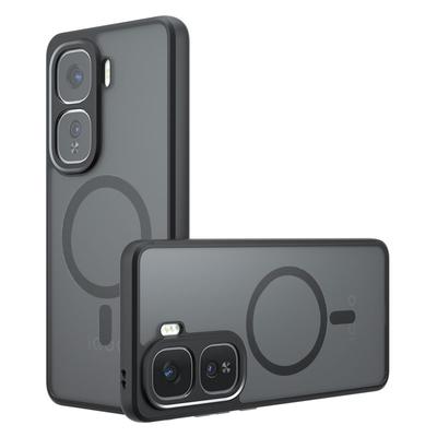 Матовый чехол для беспроводной зарядки Magsafe для VIVO IQOO Neo 10 Pro + Ударопрочная жесткая акриловая магнитная задняя крышка для VIVO IQOO Neo 9s Pro Plus
