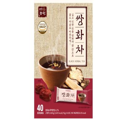 Чай Danongwon Ssanghwa Корейский черный травяной чай 15 г x 40 шт.