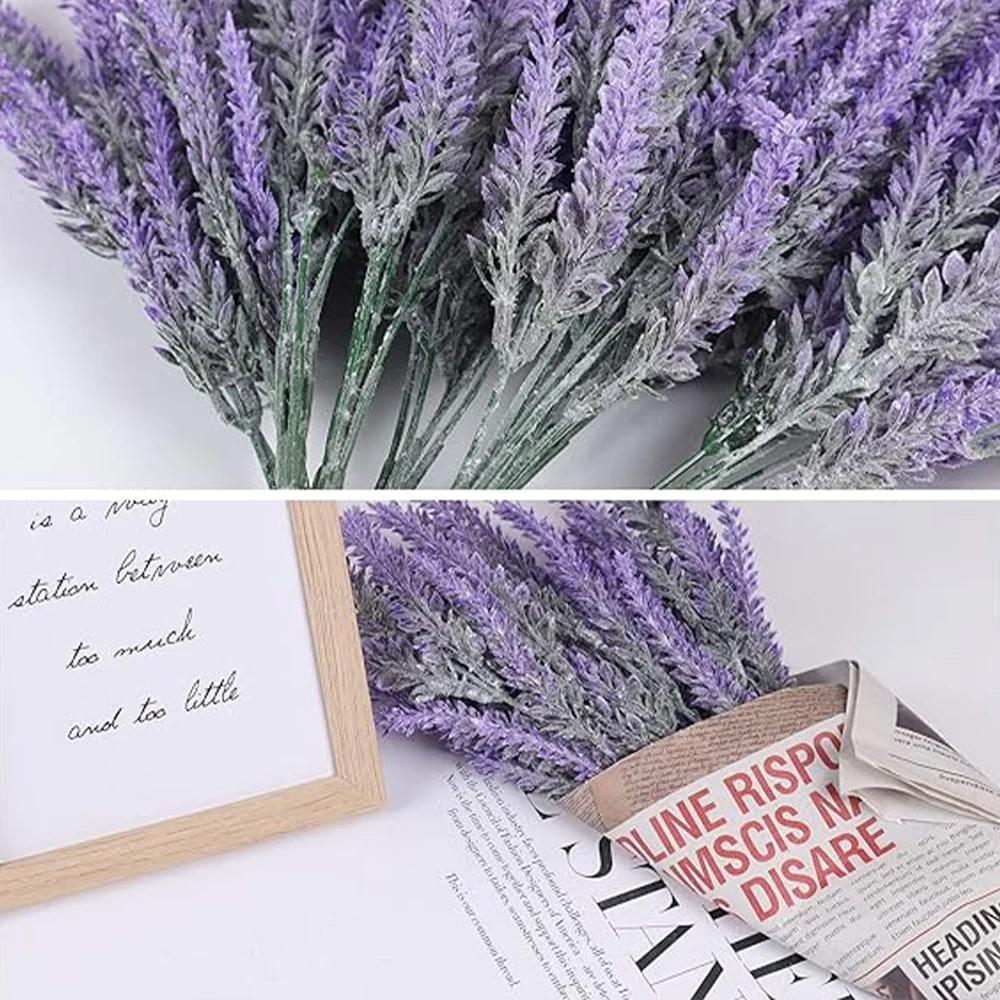 Plastic Provence Lavender Wedding Fake Plants Gifts Artificial Flowers  Table Decoration