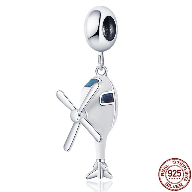 Plata Charms Of Ley 925 Silver Starry Sky Charms Air Balloon Charm Fit Fashion 925 Original Bracelets Pulseira Diy