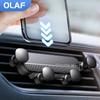 Автомобильный держатель для телефона Olaf Gravity, зажим для вентиляционного отверстия, подставка для мобильного телефона в автомобиле, поддержка GPS для iPhone 13 12 Pro Xiaomi Samsung