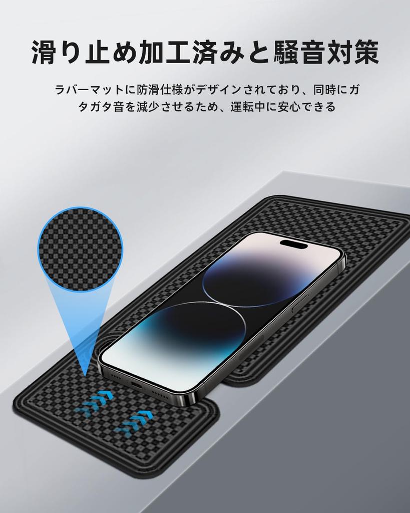 LANGBEAN Резиновые коврики для салона для Toyota Sienta 10, карман для двери, защита от царапин и шума, ПУ, комплект из 20 штук, противоскользящие коврики, снижение, кожа, (черный)